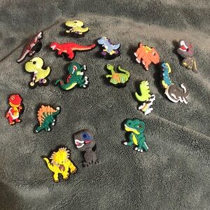 Croc charms set of dinosaurs NEW